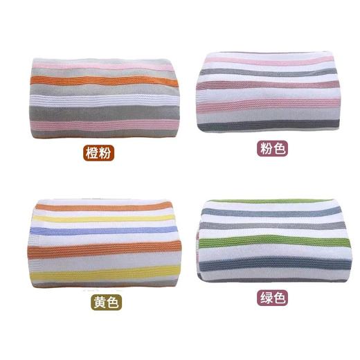 出口北欧转内销！【纯棉针织毯】每一根纱线都经过精梳工艺，触感细腻亲肤；采用针织工艺编织，条纹纹理清晰立体！WD 商品图12