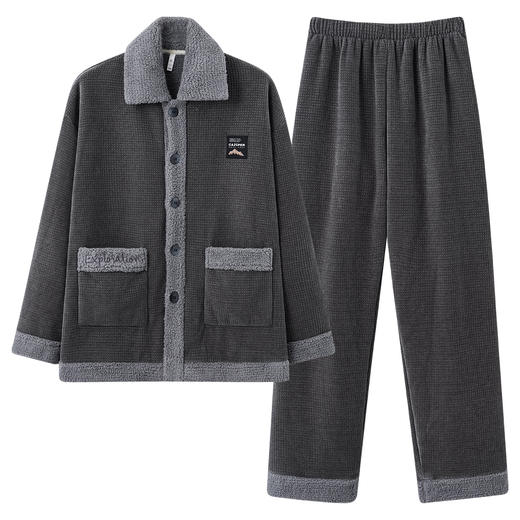 【米菲一体绒】自然醒「初见心动」情侣睡衣冬季加厚保暖家居服套装可外穿JLM 商品图8