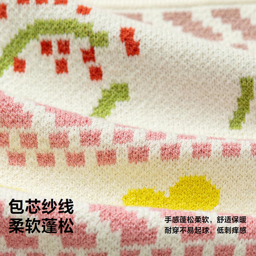 [艺术家联名]迷你巴拉巴拉男女童宝宝毛衣2025冬新品亲肤萌趣上衣 商品图3