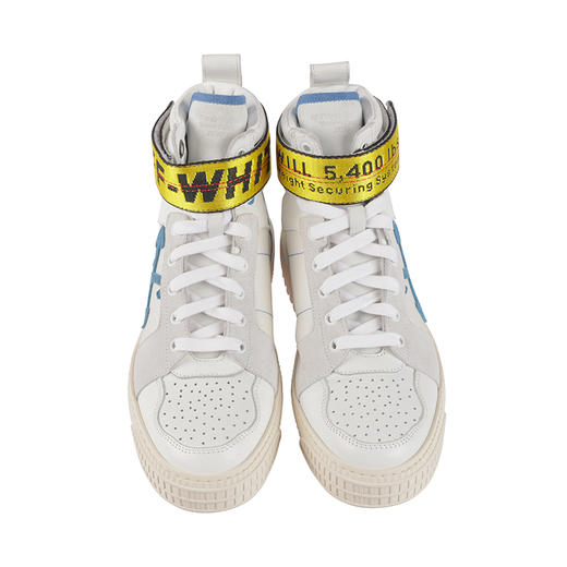 【超惠秒】OFF WHITE  男女通款 做旧系带中帮真皮百搭休闲鞋12487 商品图4