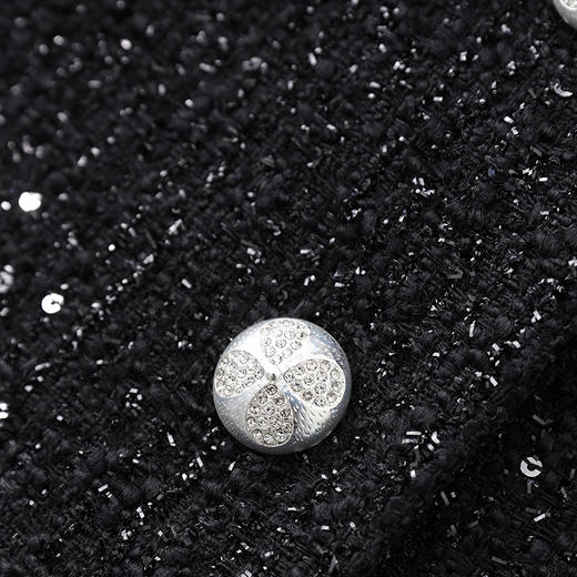 「高货wl」全新升级【铂金会员339/天猫459/差价120】(02315)洛诗琳重工小香风外套2025秋冬优雅通勤编织粗花呢短外套 商品图4