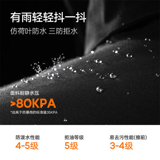 MOLYVIVI修身羽绒软壳外套女2025秋冬新款户外防风防雨水登山服 商品图1