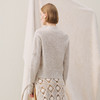 谜底拉链针织开衫长袖2025冬季新品减龄百搭圆领修身女254MZ1880 商品缩略图2