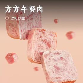 方方午餐肉 | 甄选猪后腿肉 猪肉含量87%+肉感扎实能嚼出肉纤维 配料干净 优质高蛋白