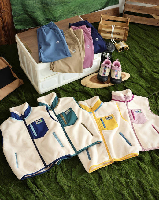 预售7个工作日patadog蓝狗·pata双面碳能登山暖绒马甲 商品图1