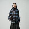NEELLY纳俪商场同款冬季新款时尚格纹毛呢外套女设计感百搭大衣N25104N04406 商品缩略图3