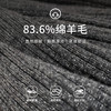 【商场同款】CNK4893“高智灰毛衫” 经典百搭直身型 套头毛衣 宽窄变化罗纹织法 弹力大 定染灰色纽扣 细节彰显品质 外穿内搭 商品缩略图4