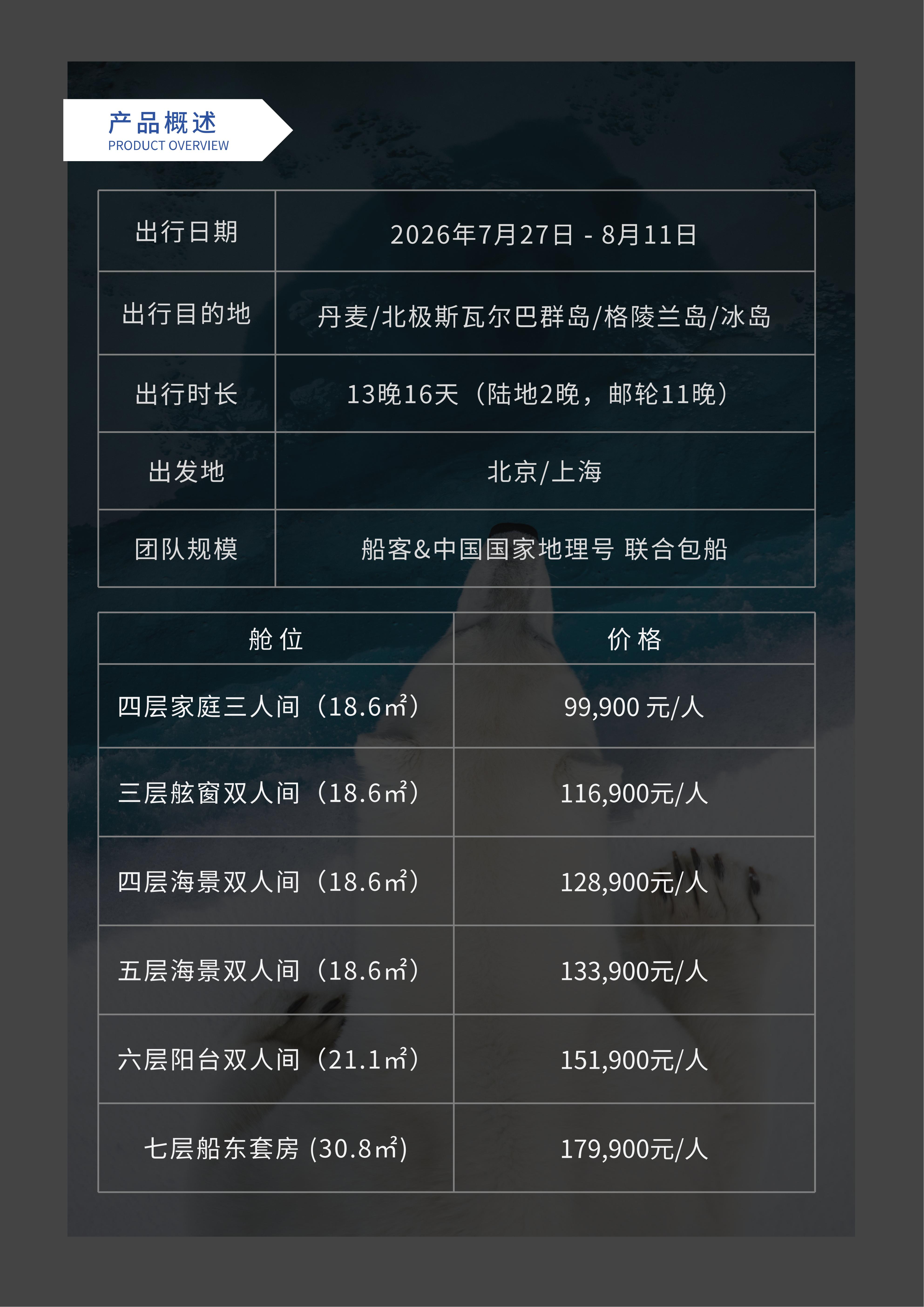 2026船客X中国国家地理号北极三岛考察_船客旅行家