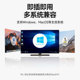 纽曼（Newsmy）1TB 移动硬盘机械  双盘备份 清风Plus系列 USB3.0 2.5英寸 风雅黑 海量存储 手机连接 格纹设计