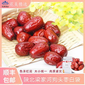 陕北梁家河狗头枣白袋