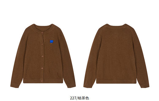 jnby   25年冬款   短款开襟羊绒衫  1P0311080 商品图11