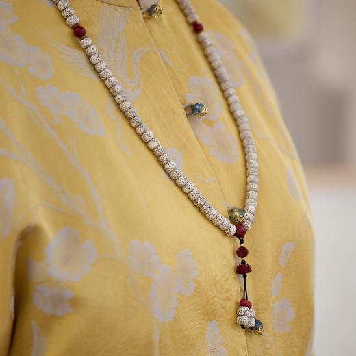 【普陀山法会上新】星月菩提 朱砂 天珠手链项链双用 108颗 商品图1