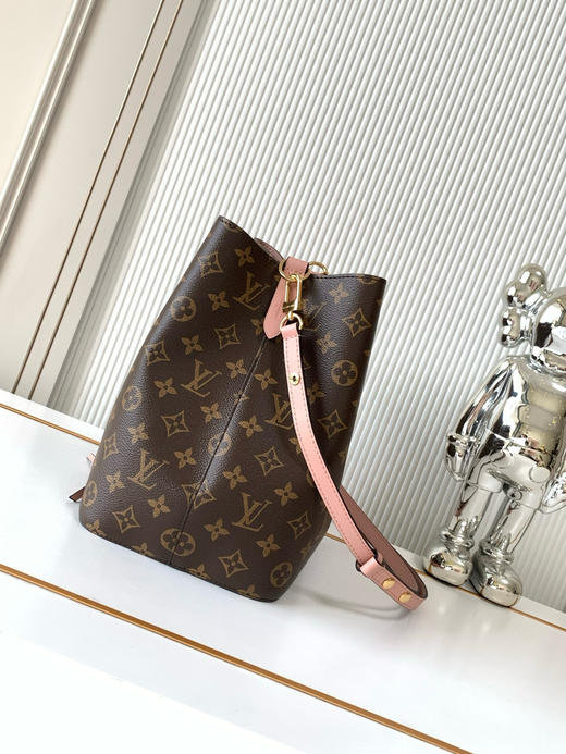 秋冬特惠💰1350 渠道级LV【全钢五金 MB163c01变码芯片】te级LV 全套包装 M44022老花粉 M44887焦糖色 M44021老花红 M44020老花红 本款 NéoNoé 水桶包 商品图1