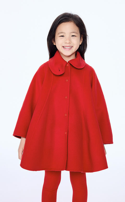 jnby  25年冬款  中长款呢大衣  1P0812040 商品图3