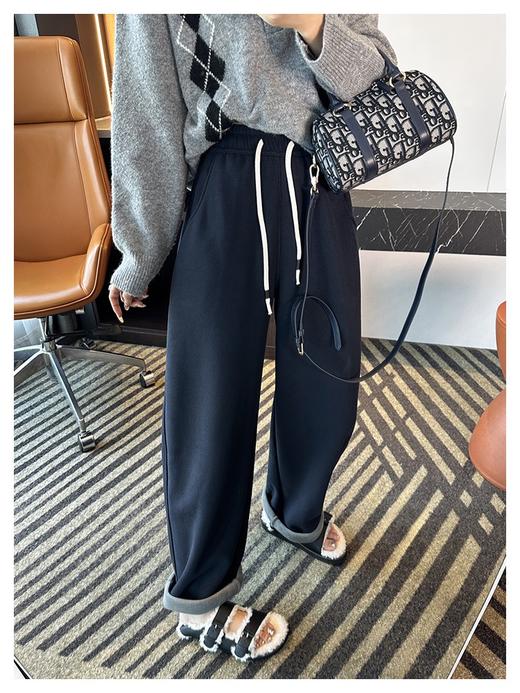 2566 女款秋冬加绒加厚 蚕丝羊毛绵绵裤 WK836 商品图7