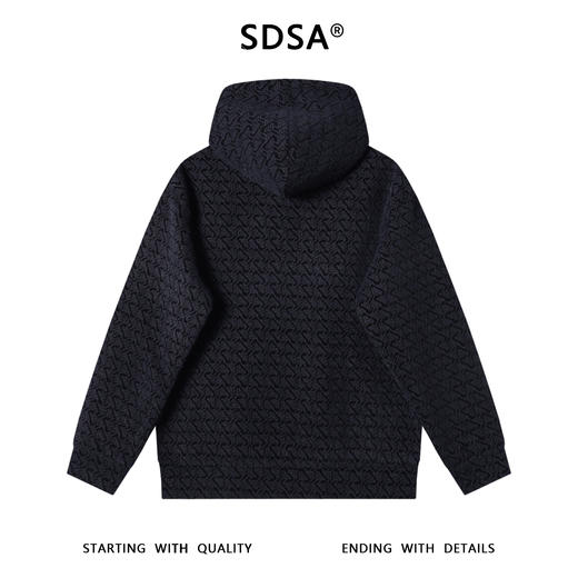 WY1246SDSA男士秋冬新款痞帅男装韩版撞色抽绳连帽卫衣宽松百搭套头上衣 商品图5