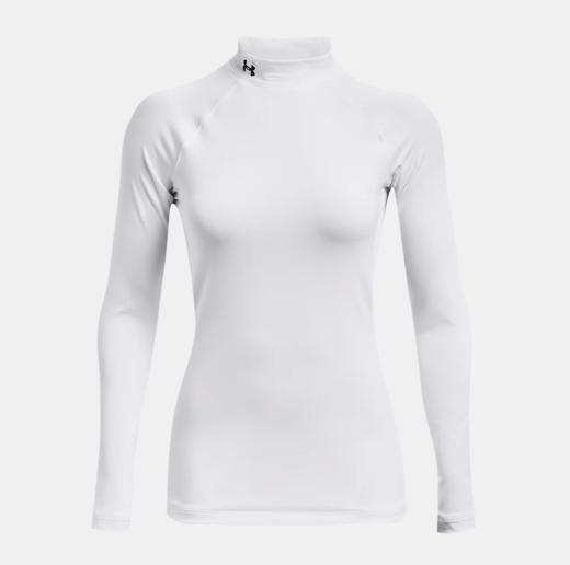 【Coldgear冬训紧身衣】安德玛女子UA Authentics高领运动上衣1368702-100 商品图3