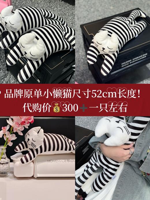 纯原出口亚马逊原单条纹小懒猫 商品图0