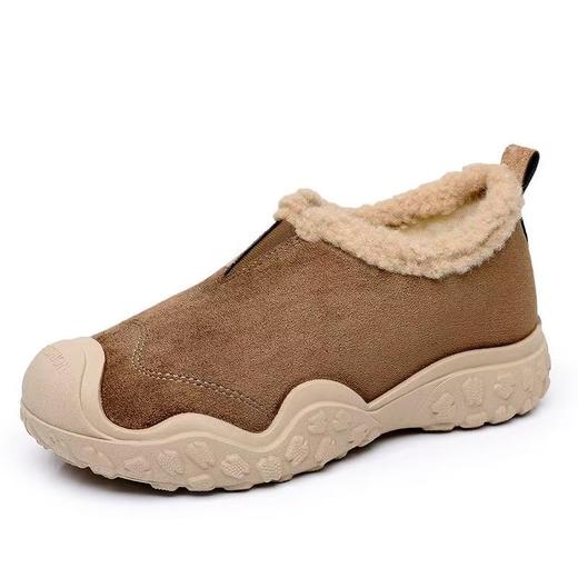 爆！仅100双！【 绵羊毛雪地靴】冬季新款2025加绒加厚休闲女鞋源头时尚百搭软底棉靴 商品图9