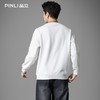 PINLI品立2025秋季新款男宽松圆领卫衣美式潮牌小熊烫钻长袖上衣BG251109003 商品缩略图3