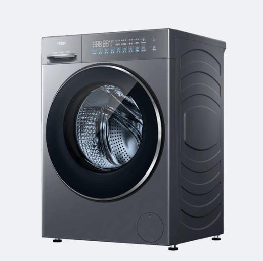 海尔 洗衣机 XQG100-L58H1 10KG 滚筒 变频 一级能效 超薄机身嵌入 极夜灰 商品图1