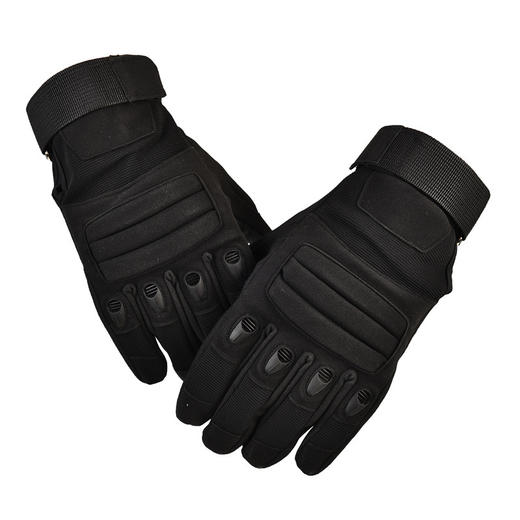 新款男机车摩托车手套户外运动战术全指手套防滑耐磨防护安保手套 商品图0