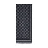 GUCCI 古驰 女士GG羊毛提花围巾 深蓝色 839035 3GAMQ 1468 商品缩略图0