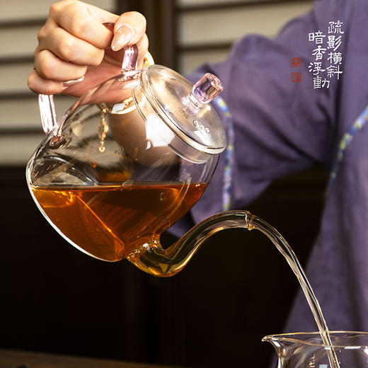 暗香疏影/秦权壶高硼硅耐高温煮茶器办公室大容量烧水壶 商品图1