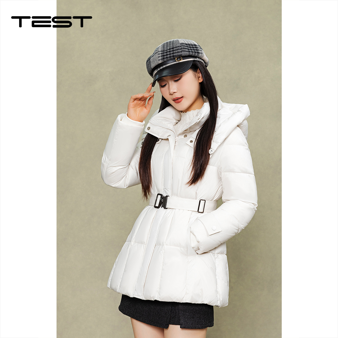 冬上新时尚柔软舒适收腰显瘦保暖羽绒服外套2254017