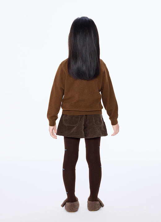 jnby   25年冬款   短款开襟羊绒衫  1P0311080 商品图5