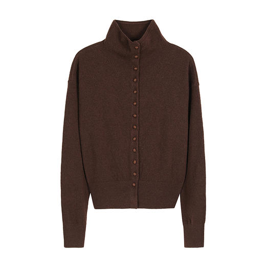 NEELLY纳俪商场同款冬季新款高领休闲羊毛针织衫女简约百搭毛衣N25103A01179 商品图3