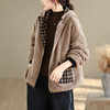 A8639-1 2025年冬季新款加绒加厚双面穿洋气休闲百搭显瘦减龄棉服时尚外套 商品缩略图4