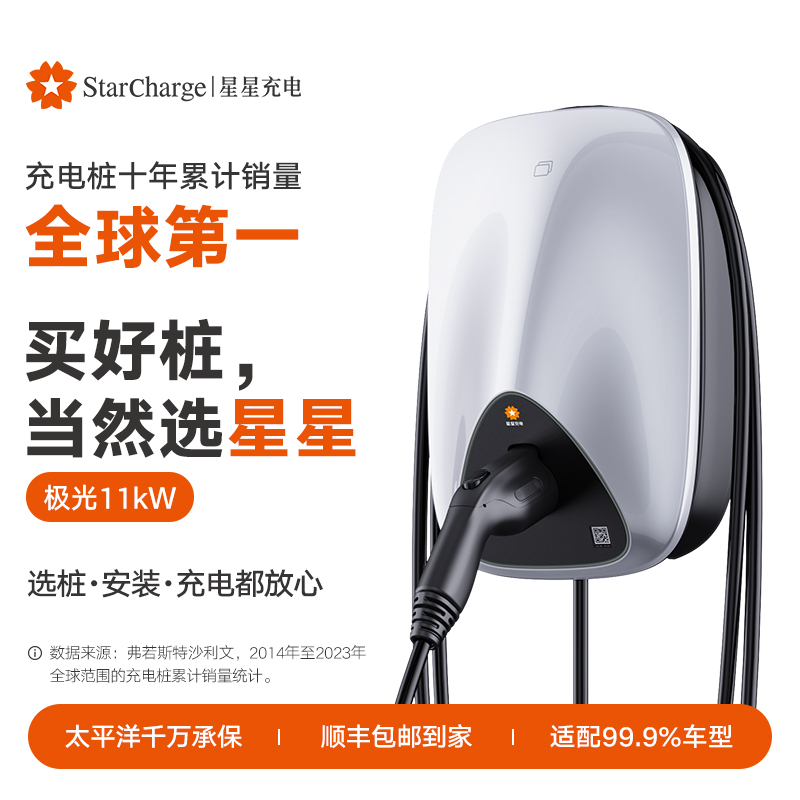 极光11kW智能交流充电桩（NFC+无感蓝牙）