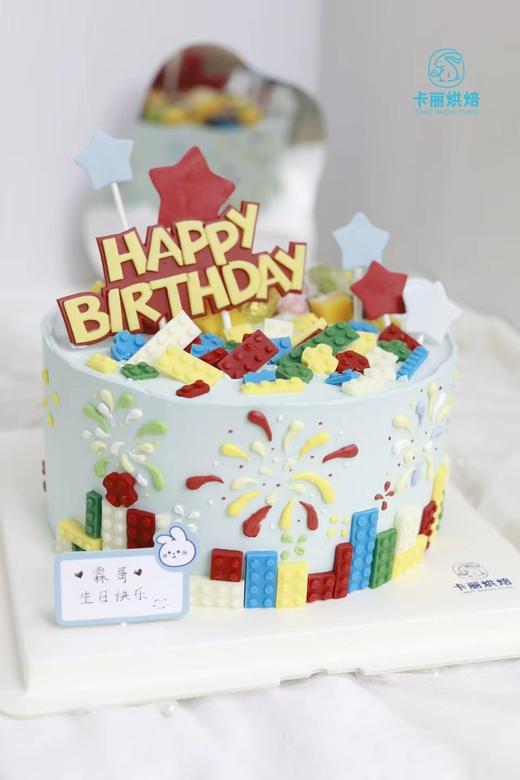 积木乐高蛋糕（烟花款） 商品图0