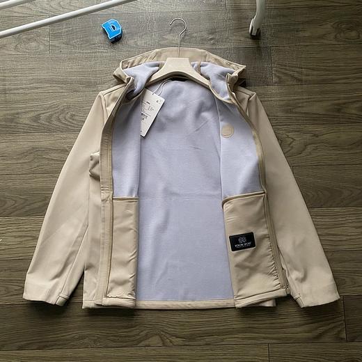 可隆软壳外套男款防风防泼水透湿耐磨加绒软壳夹克 商品图3