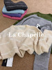 会员福利【山羊绒+羊驼毛】拉夏贝尔/La Chapelle韩系甜美~绵羊毛慵懒条纹宽松圆领针织毛衣 商品缩略图4