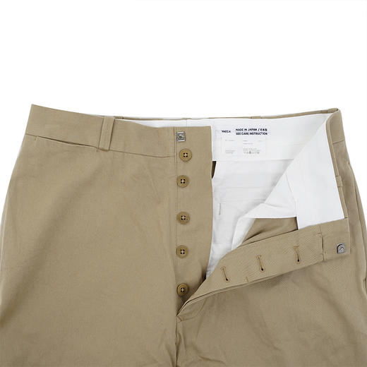 YAECA Chino Trousers Wide Straight Man男装经典直筒廓形卡其裤 商品图1