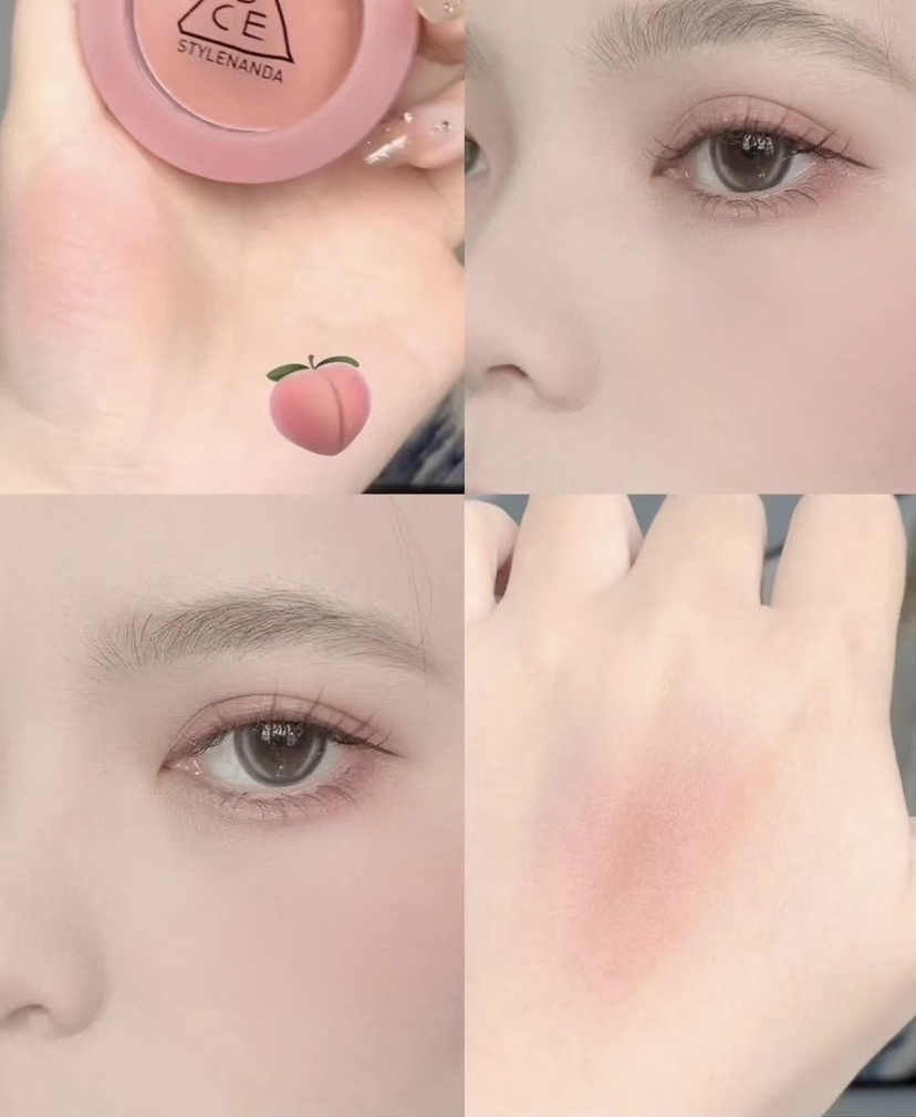 藕粉天菜！3ce我愿称之为嫩妹彩虹！单色腮红烟粉色#city mauve 3g