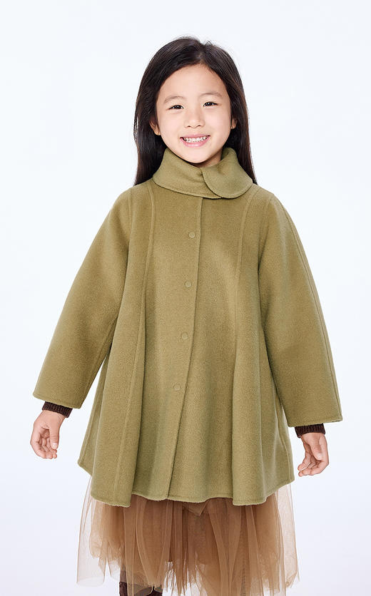 jnby  25年冬款  中长款呢大衣  1P0812040 商品图6