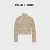 ROMI STUDIO100%雪尼尔纱线绒面绞花编织高领套头毛衫 RWCASZ3775 商品缩略图2