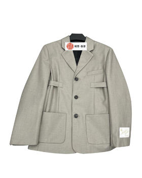 女款logo袖标西装外套 可配套装zh002