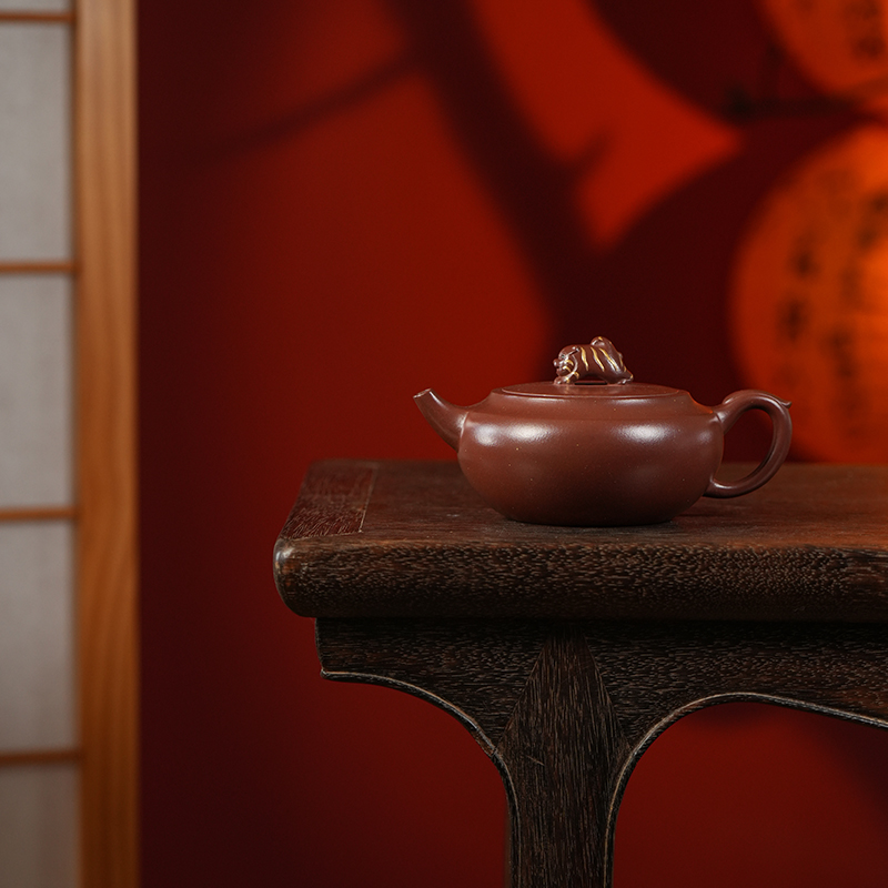 龙德堂陶艺 汤宣武制《卧虎藏龙》原矿底槽青 250cc 库存请咨询客服