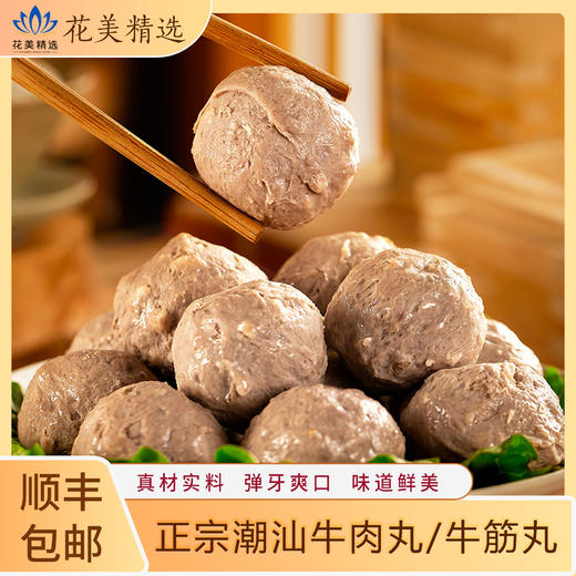 潮庭功夫牛肉丸，正宗潮汕爆款牛肉丸/牛筋丸，传统工艺，口感劲道 商品图0