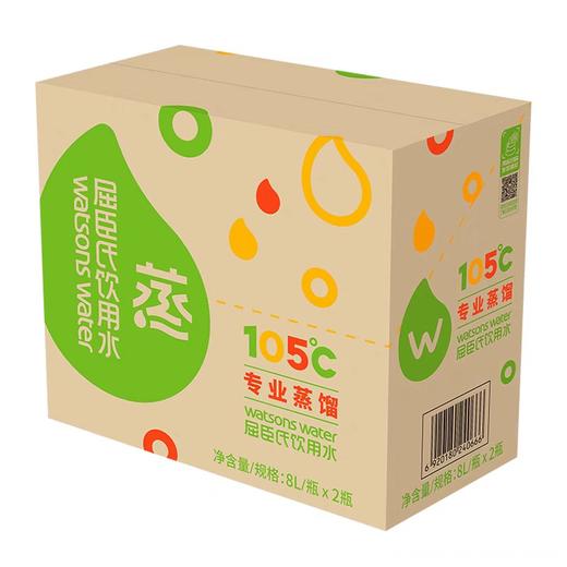 福州屈臣氏蒸馏水福州屈臣氏饮用水8L*2桶 商品图3