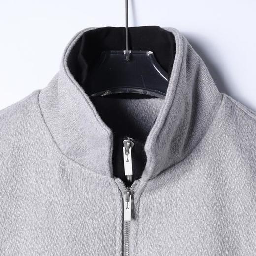 SDSA男士秋冬新款痞帅男装时尚简约撞色拉链立领毛呢夹克外套百搭 商品图1