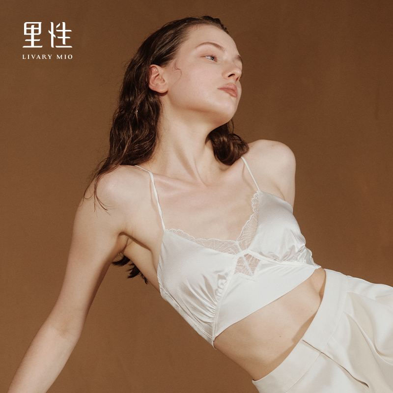 【明星同款】里性 LIVARY MIO 赴约 度假系列性感真丝吊带美背文胸女可外穿内衣