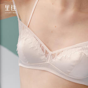 里性 LIVARY MIO 水漾-Ripple 双肩带蕾丝真丝文胸性感无钢圈内衣