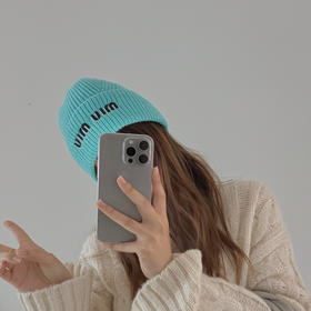 miu多巴胺毛线帽