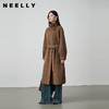 NEELLY纳俪商场同款冬新款时尚宽松立领双面呢大衣女优雅简约外套N25104N05513 商品缩略图0
