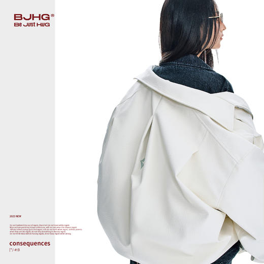 BJHG不计后果仿鳄鱼皮棉服男款冬季新款加厚外套棉袄防寒服冬装女 商品图3